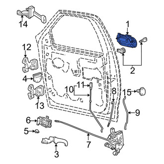Ford OE - Front Left Outer Exterior Door Handle