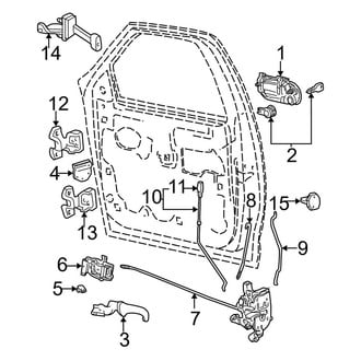 Ford OE - Front Door - Lock & Hardware