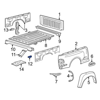 Ford OE - Rear Tie Down Hook