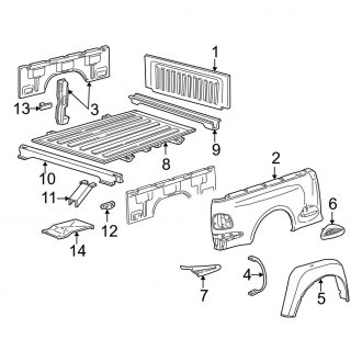 2001 Ford F-150 OEM Chassis Frames & Body Parts — CARiD.com