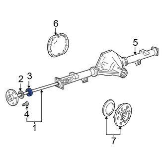 Ford OE - Rear Drive Axle Shaft Bearing