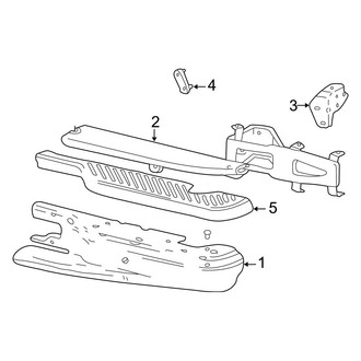 Ford OE - Rear Bumper - Bumper & Components