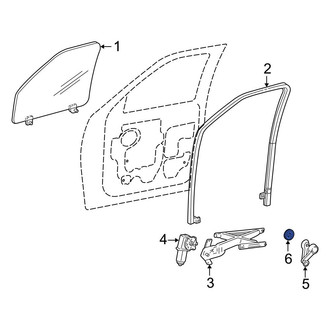Ford OE - Window Crank Handle Spacer