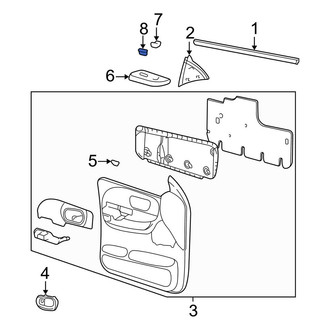 Ford OE - Front Right Door Window Switch