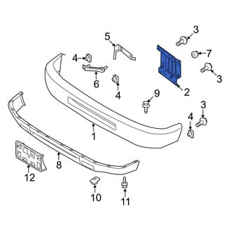 Ford OE - Front Left Bumper Face Bar Bracket