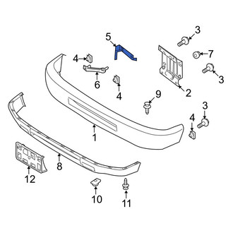 Ford OE - Front Left Bumper Face Bar Bracket