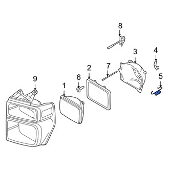Ford OE - Headlight Adjusting Spring