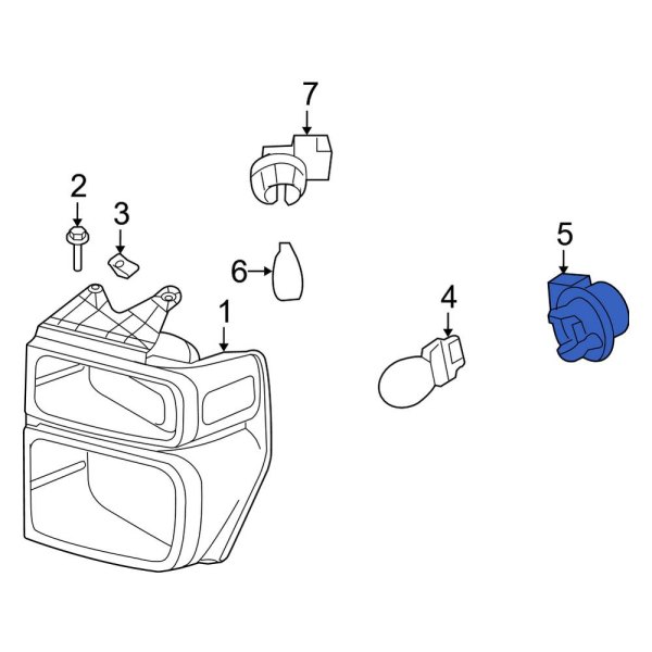 Turn Signal Light Socket