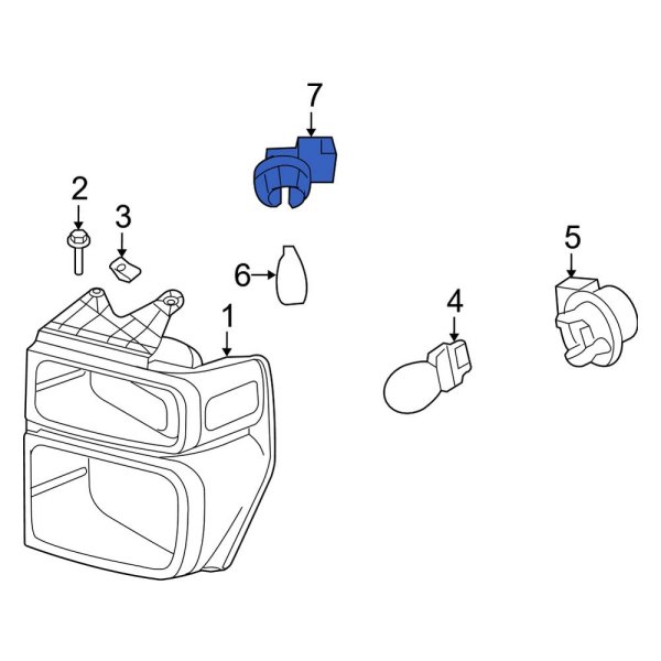 Side Marker Light Socket