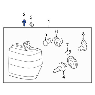 Ford OE - Front Valance Panel Bolt