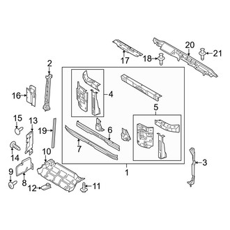 Ford OE - Radiator Support
