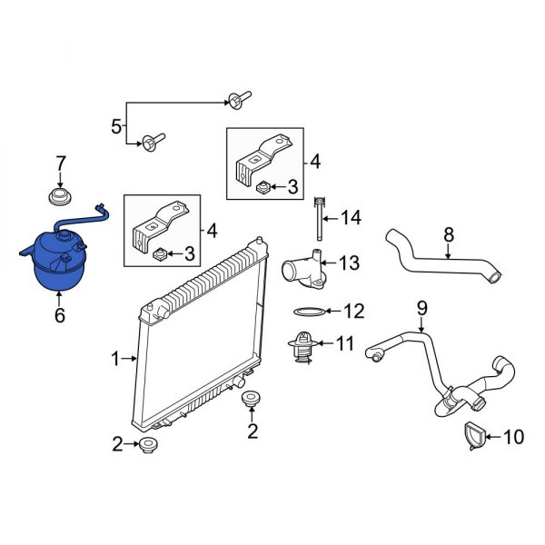 Engine Coolant Reservoir