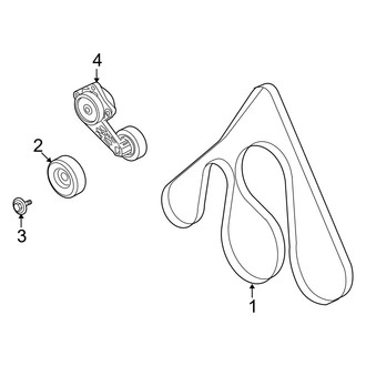 Ford OE - Cooling - Belts & Pulleys (4.6L)