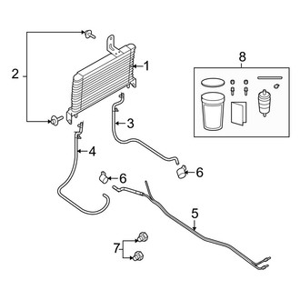 Ford OE - Cooling - Trans Oil Cooler (4.6L)