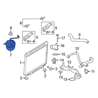 Ford OE - Engine Coolant Reservoir