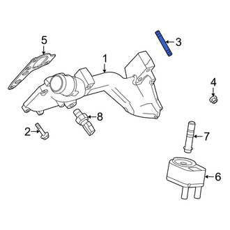 Ford OE - Engine Oil Filter Adapter Stud
