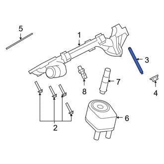 Ford OE - Engine Oil Filter Adapter Stud
