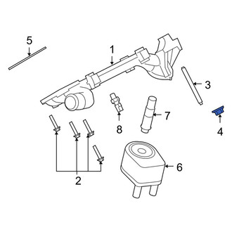 Ford OE - Exhaust Pipe Nut