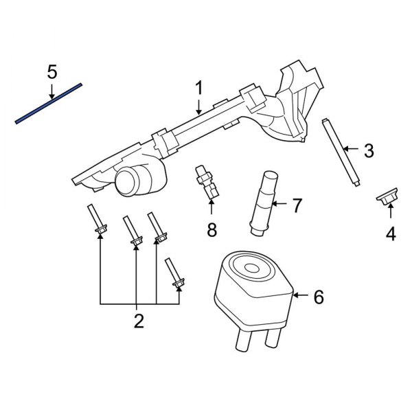 Engine Oil Filter Adapter Gasket