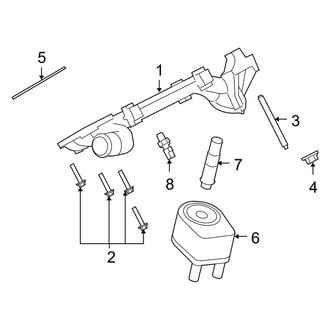 Ford OE - Cooling - Oil Cooler (Extended Cargo Van / Standard Cargo Van / Standard Passenger Van 6.8L)