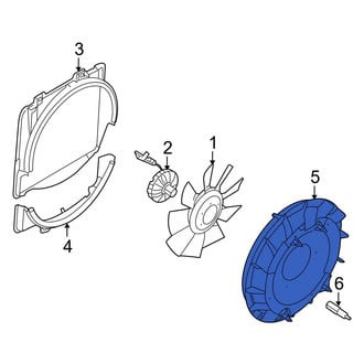 Ford OE - Engine Cooling Fan Shroud