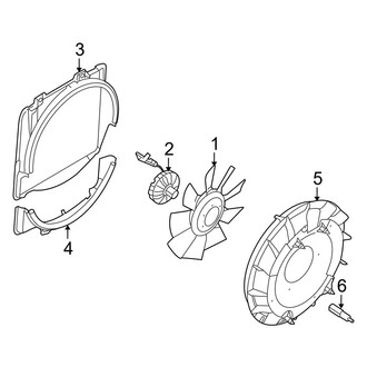 Ford OE - Cooling Fan (6.0L)