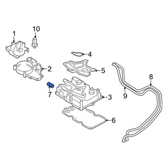 Ford OE - Engine Oil Cooler Line Connector