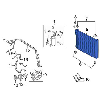 Ford OE - A/C Condenser