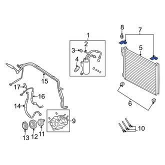 Ford OE - Upper A/C Condenser Mount