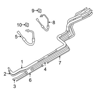 Ford OE - Air Conditioner & Heater - Rear A/C Lines