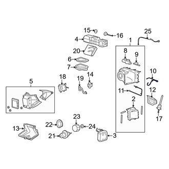 Ford OE - Front HVAC Vacuum Harness