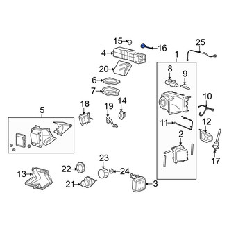 Ford OE - HVAC Defrost Mode Door Actuator