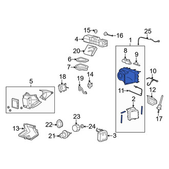 Ford OE - HVAC Blower Motor Housing