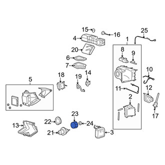 Ford OE - HVAC Blower Motor Wheel