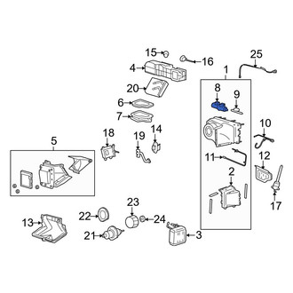 Ford OE - A/C Evaporator Core Vacuum Reservoir