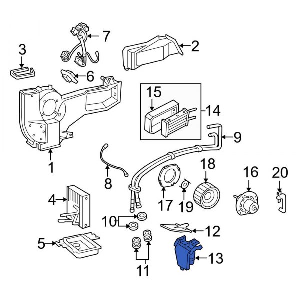 HVAC Air Inlet Door Actuator