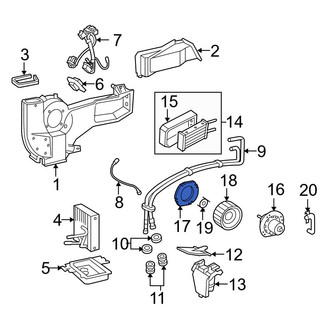 Ford OE - Rear HVAC Blower Motor Gasket