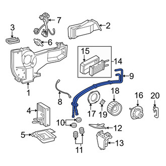 Ford OE - HVAC Heater Hose