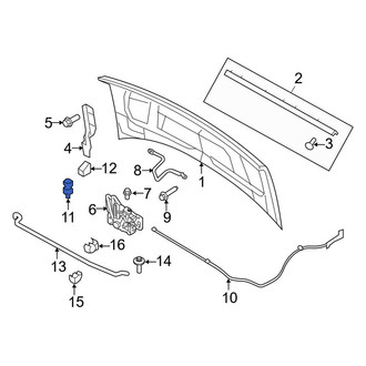 Ford OE - Front Hood Stop Buffer