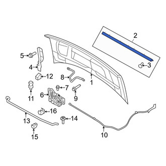 Ford OE - Front Hood Seal