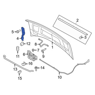 Ford OE - Front Left Hood Hinge