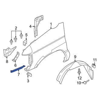 Ford OE - Front Left Outer Fender Bracket