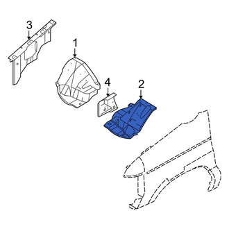 Ford OE - Front Left Fender Apron