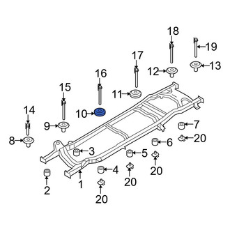 Ford OE - Upper Body Mount Cushion