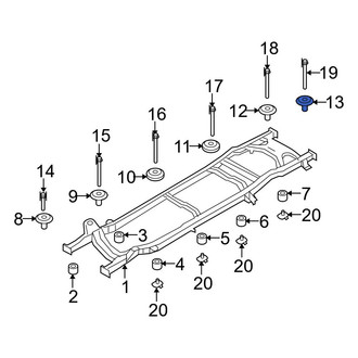 Ford OE - Upper Body Mount Cushion
