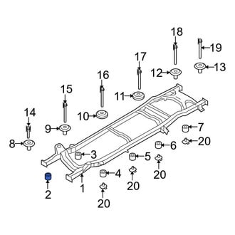 Ford OE - Lower Body Mount Cushion