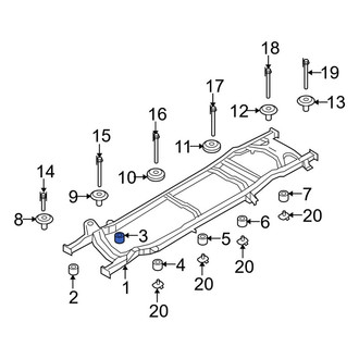Ford OE - Lower Body Mount Cushion