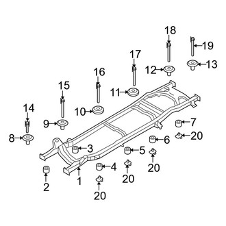 Ford OE - Frame & Components (Extended Cargo Van / Standard Cargo Van / Standard Passenger Van)