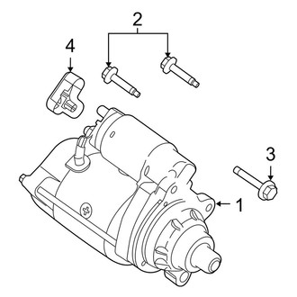 Ford OE - Electrical - Starter (Extended Passenger Van / Standard Passenger Van 6.0L)