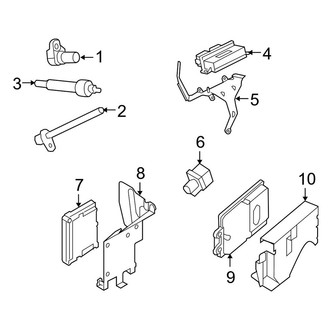 Ford OE - Electrical - Ignition System (Extended Cargo Van / Standard Cargo Van / Standard Passenger Van 6.0L)